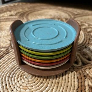 Cute set of recycled material multi colored